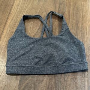 Lululemon grey Energy bra size 6